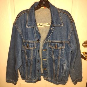 Vintage dermatology branded id wear denim jacket